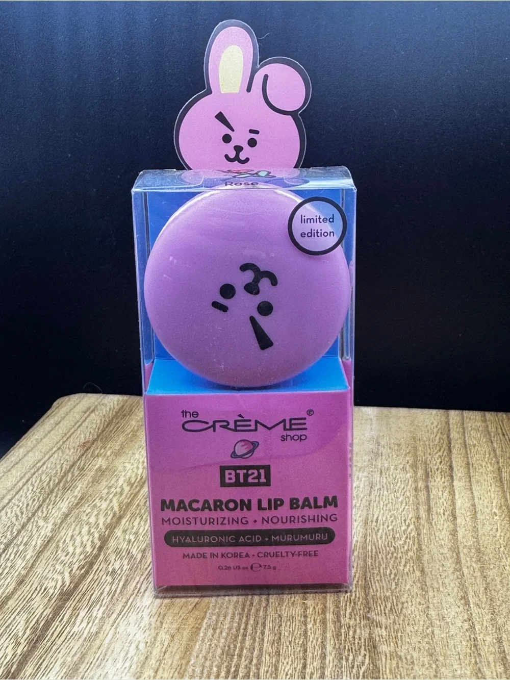 BT21 Macaron Lip Balm — Pink Hydrating Balm by The Crème Shop
